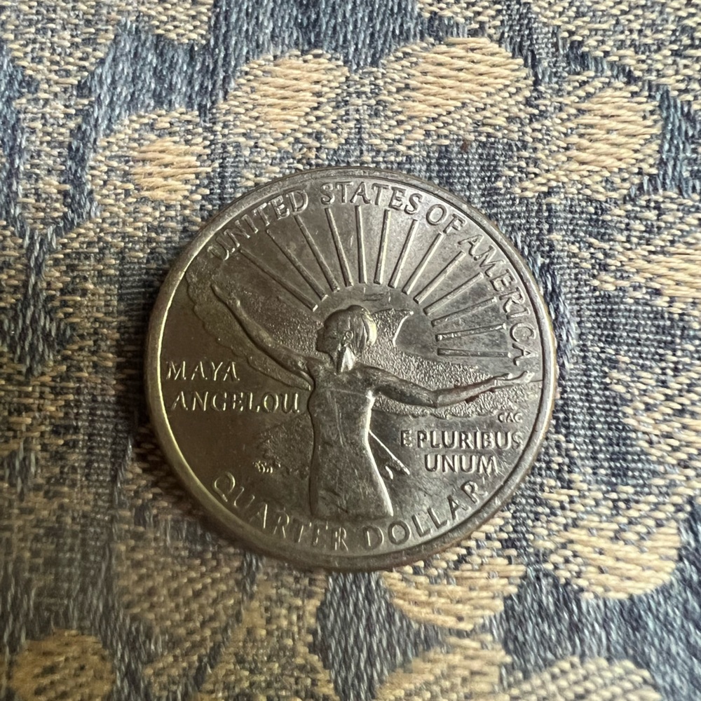 RARE Maya Angelou 2022 Quarter w/P Error on front